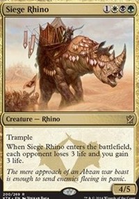 siege rhino