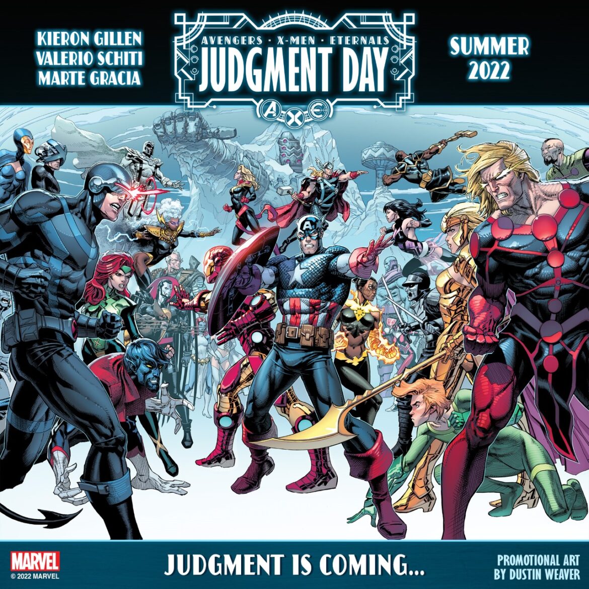 THE AVENGERS, X-MEN, AND ETERNALS FACE JUDGMENT DAY!