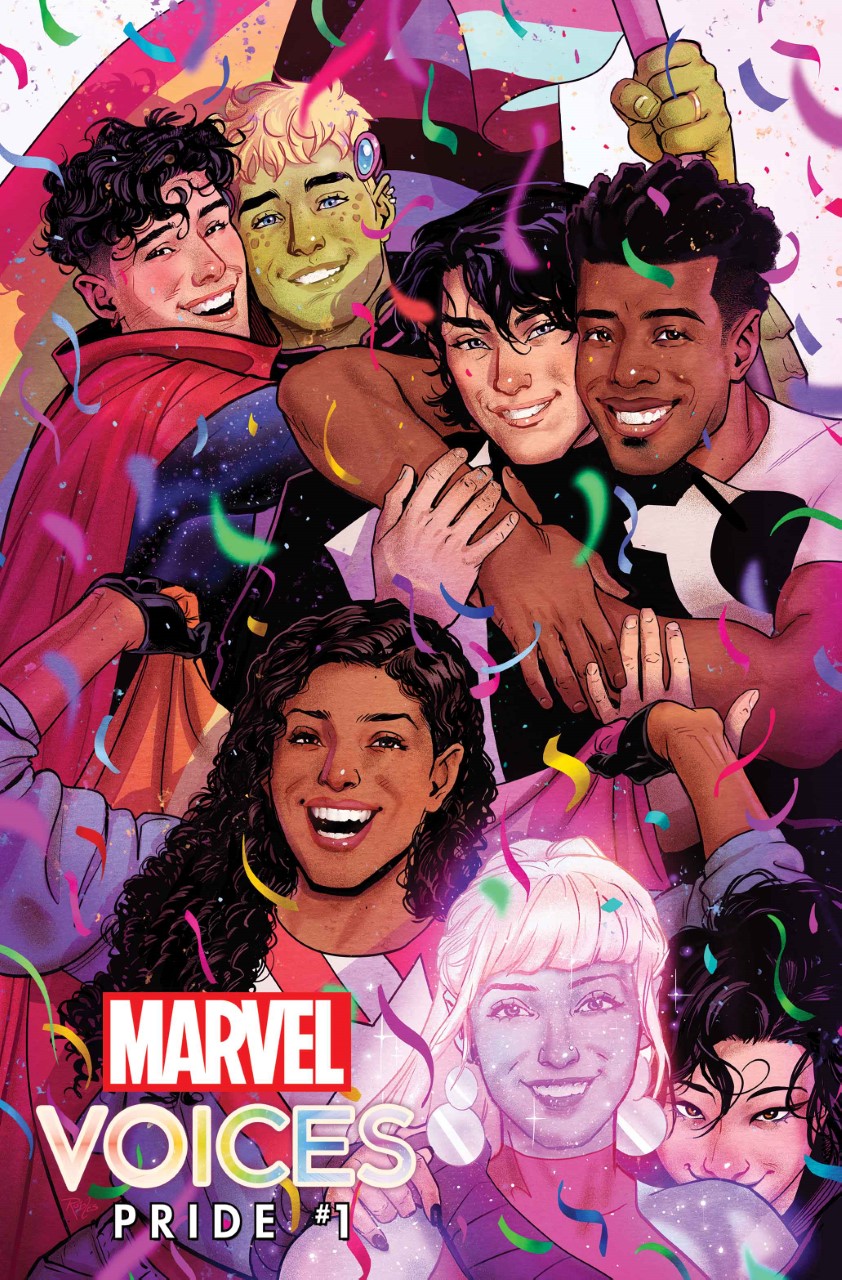 THE YOUNG AVENGERS REUNITE, A NEW HERO STEPS INTO THE SPOTLIGHT, AND MORE IN THIS YEAR’S MARVEL’S VOICES: PRIDE!
