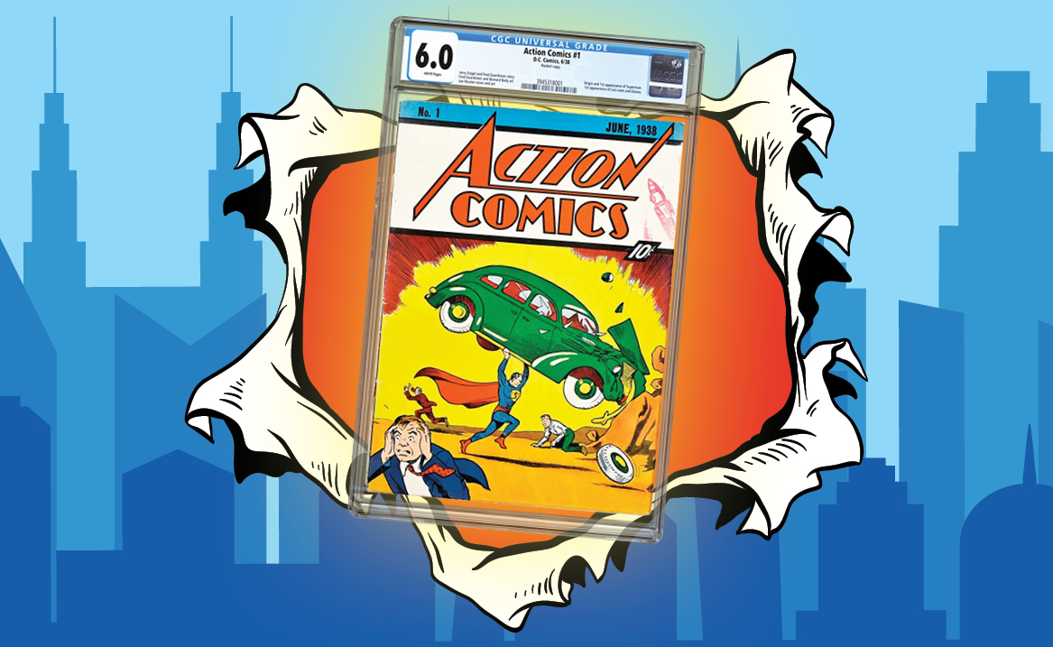CGC-graded Action Comics #1 Sells for a Record $3.4 Million