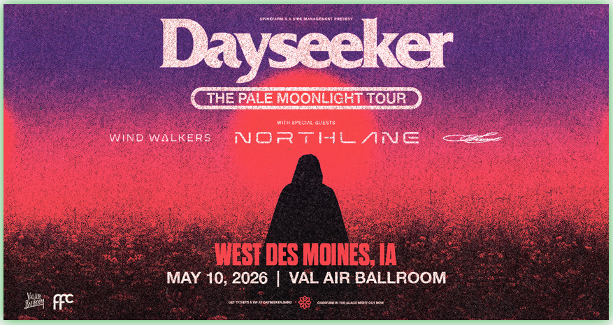 ICYMI Dayseeker’s “Pale Moonlight” Spring 2026 Headline Tour Starts May 1st!