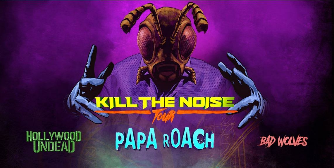 Kill the Noise Tour: Papa Roach, Hollywood Undead, Bad Wolves 03/09/2002
