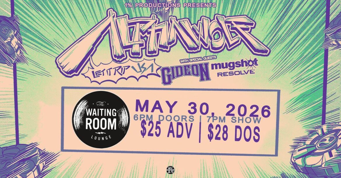 Alpha Wolf Brings Chaos to Omaha on the Let It Rip USA Tour at The Waiting Room