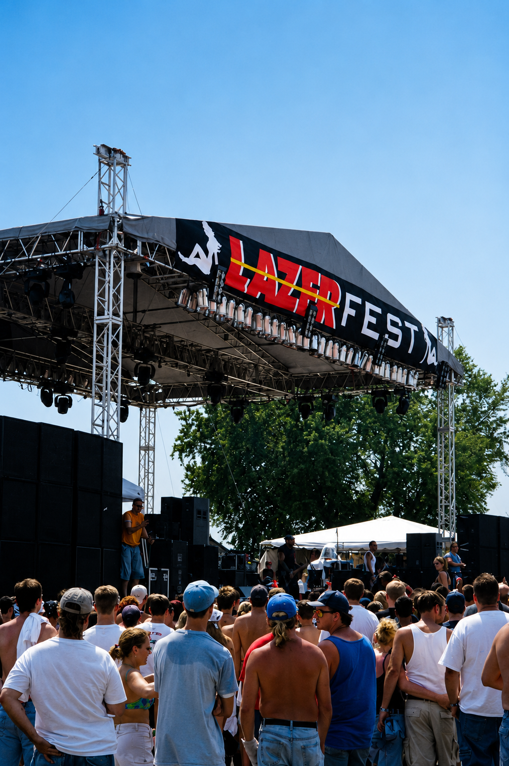 From the Archives: KAZR Lazer 103.3 Kicks off Second Annual Lazerfest With Help from Adema, Powerman 5000, Spineshank, and more | July 26, 2003 | Indianola, Iowa | Photos